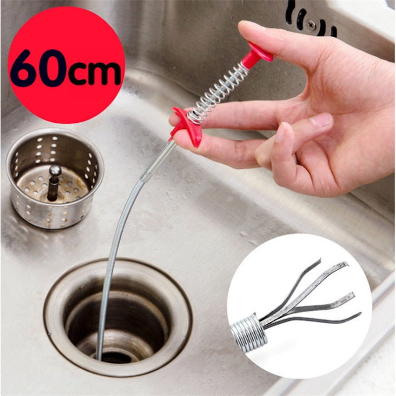 Spring Pipe Dredging Tool. - vital gadget