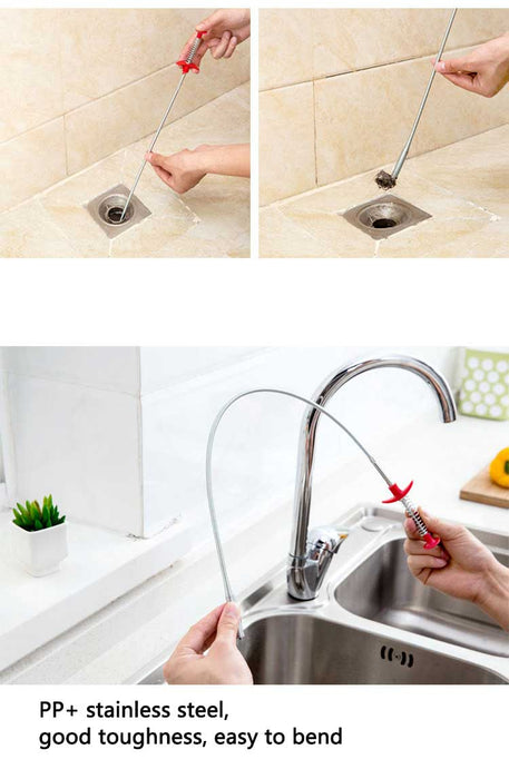 Spring Pipe Dredging Tool. - vital gadget