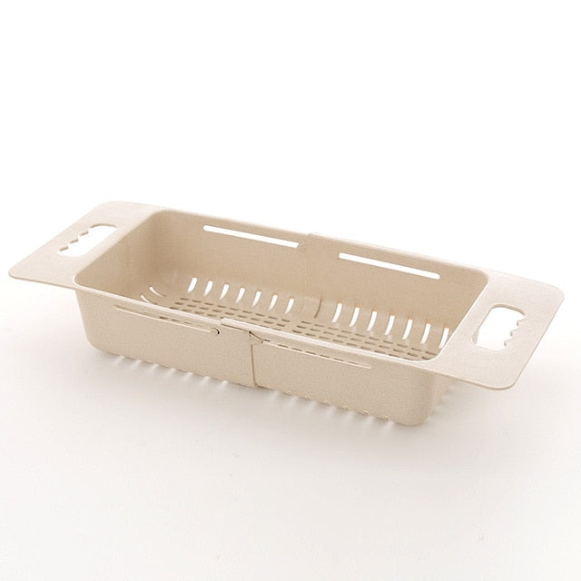 Adjustable Retractable Drain Basket - vital gadget