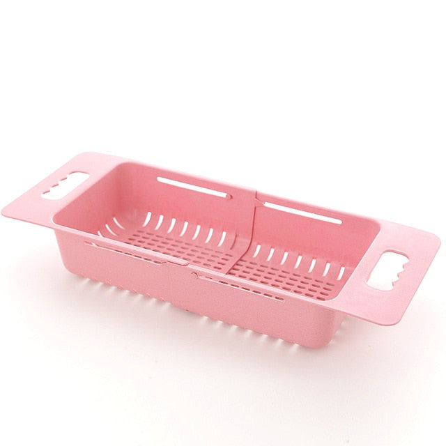 Adjustable Retractable Drain Basket - vital gadget